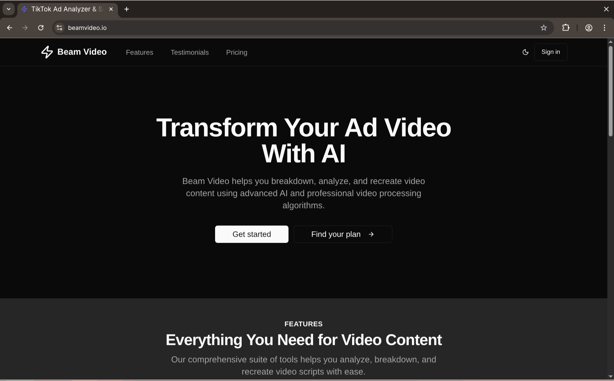 Beam Video