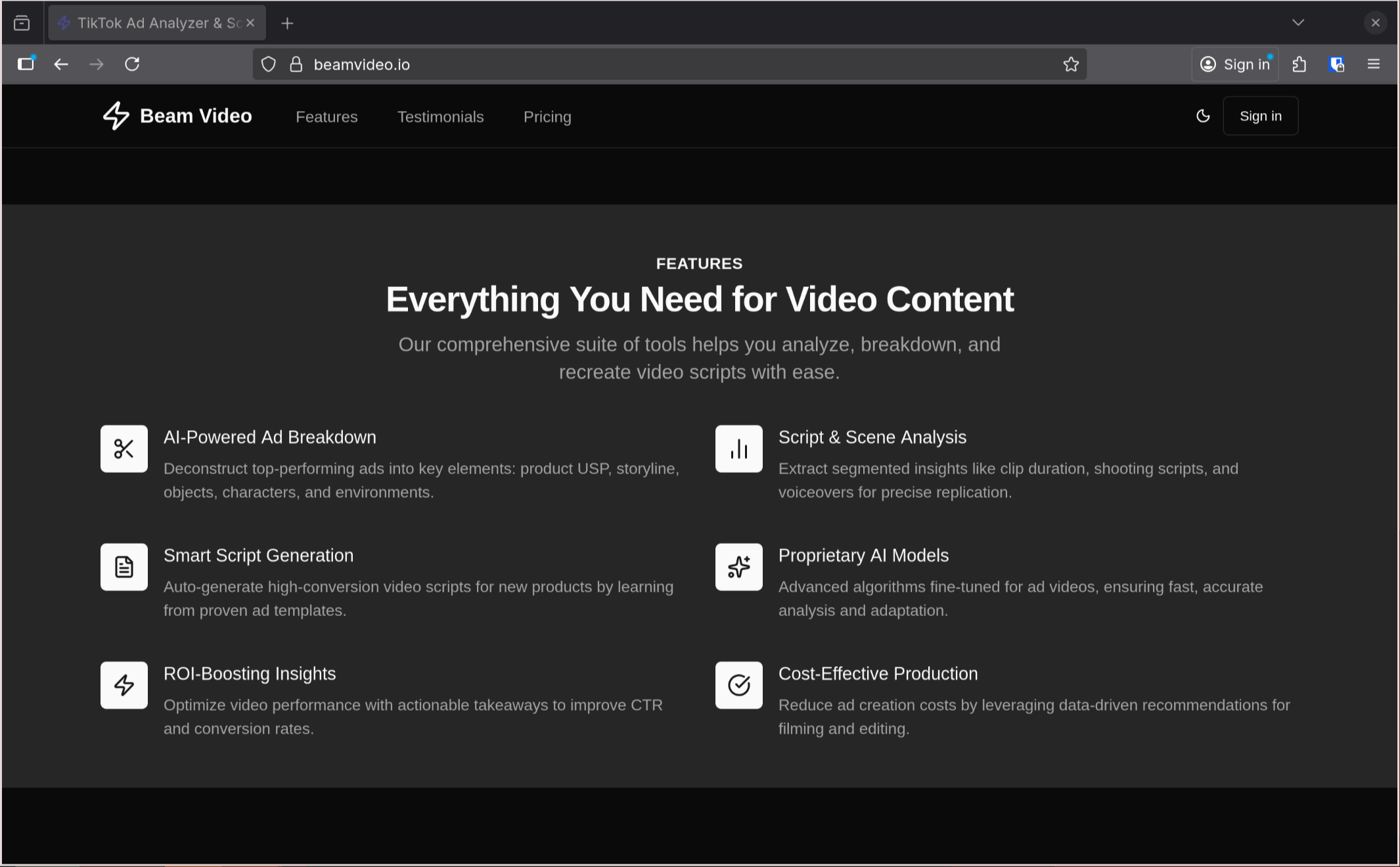 Beam Video