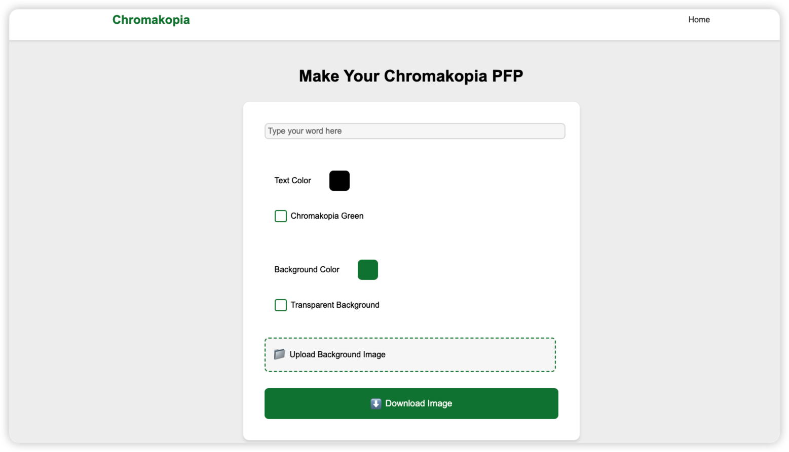 Chromakopia Font PFP Generator