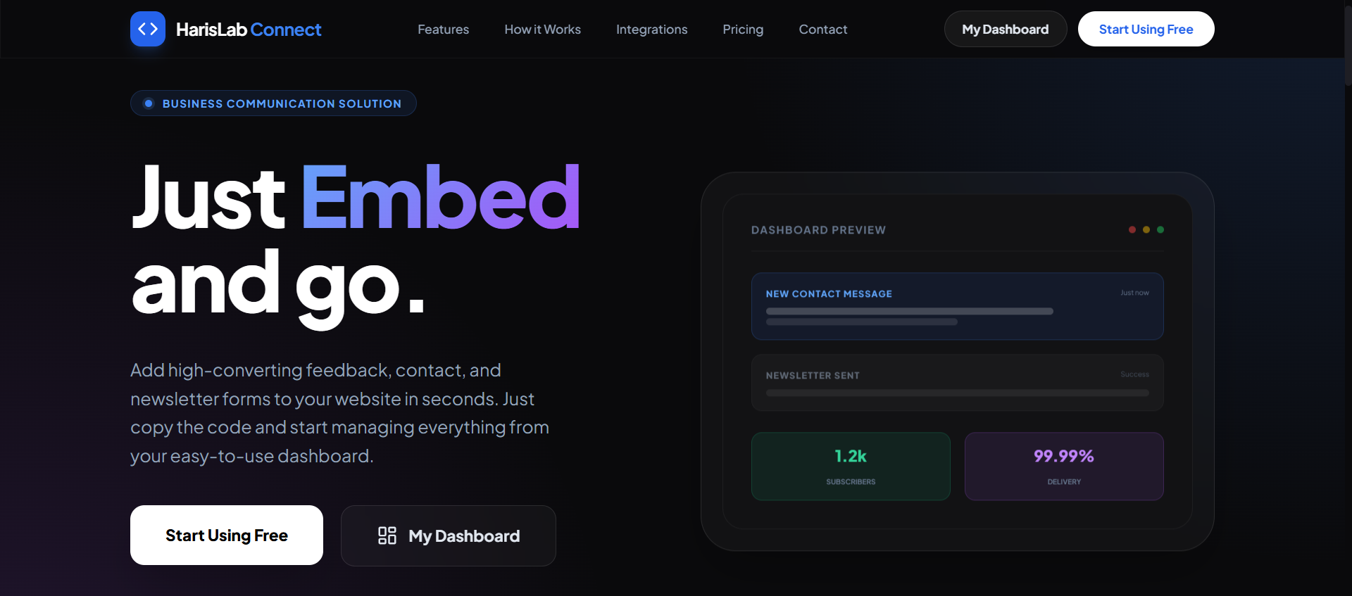 HarisLab Connect