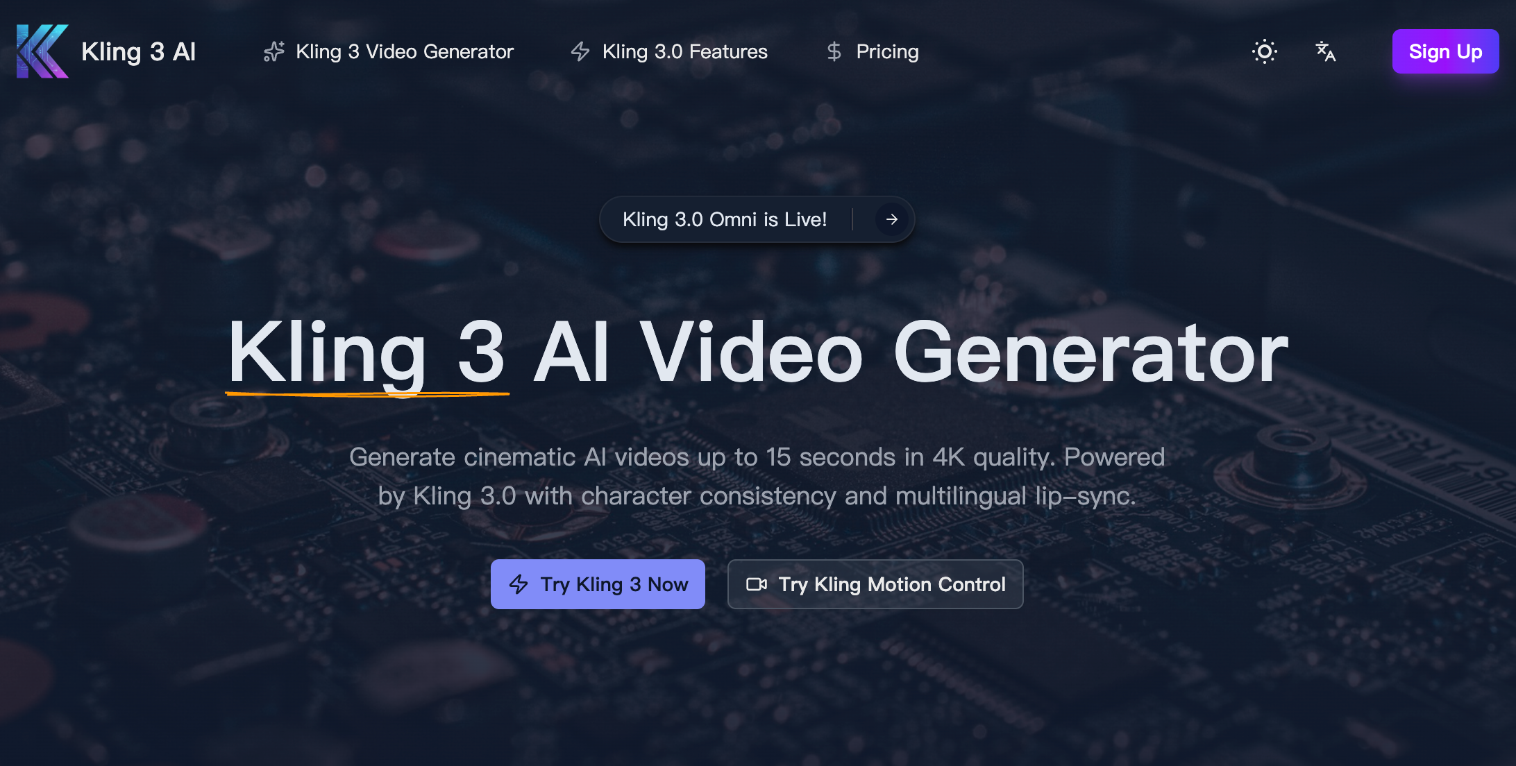 Kling 3.0 AI