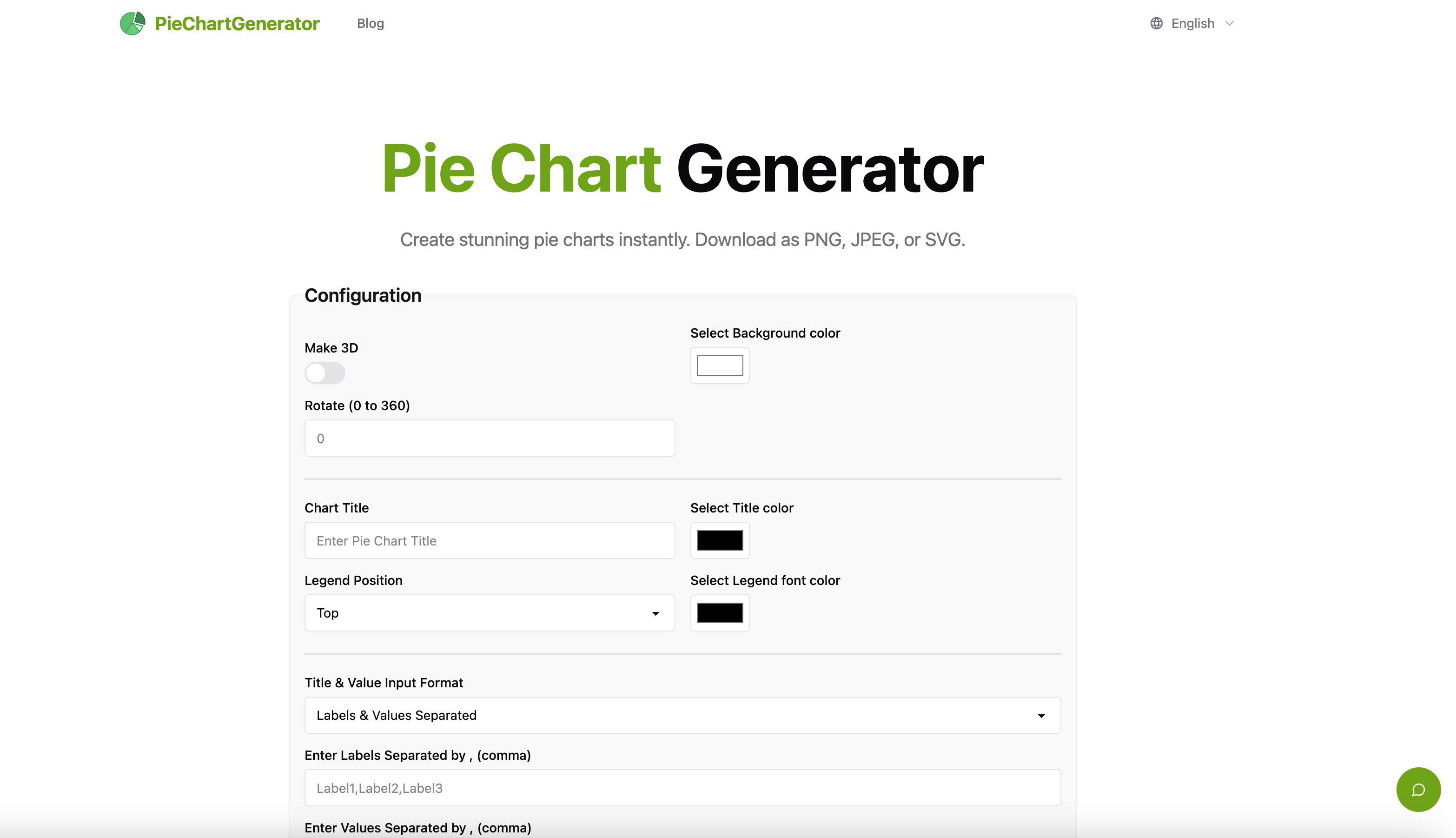 PieChartGenerator