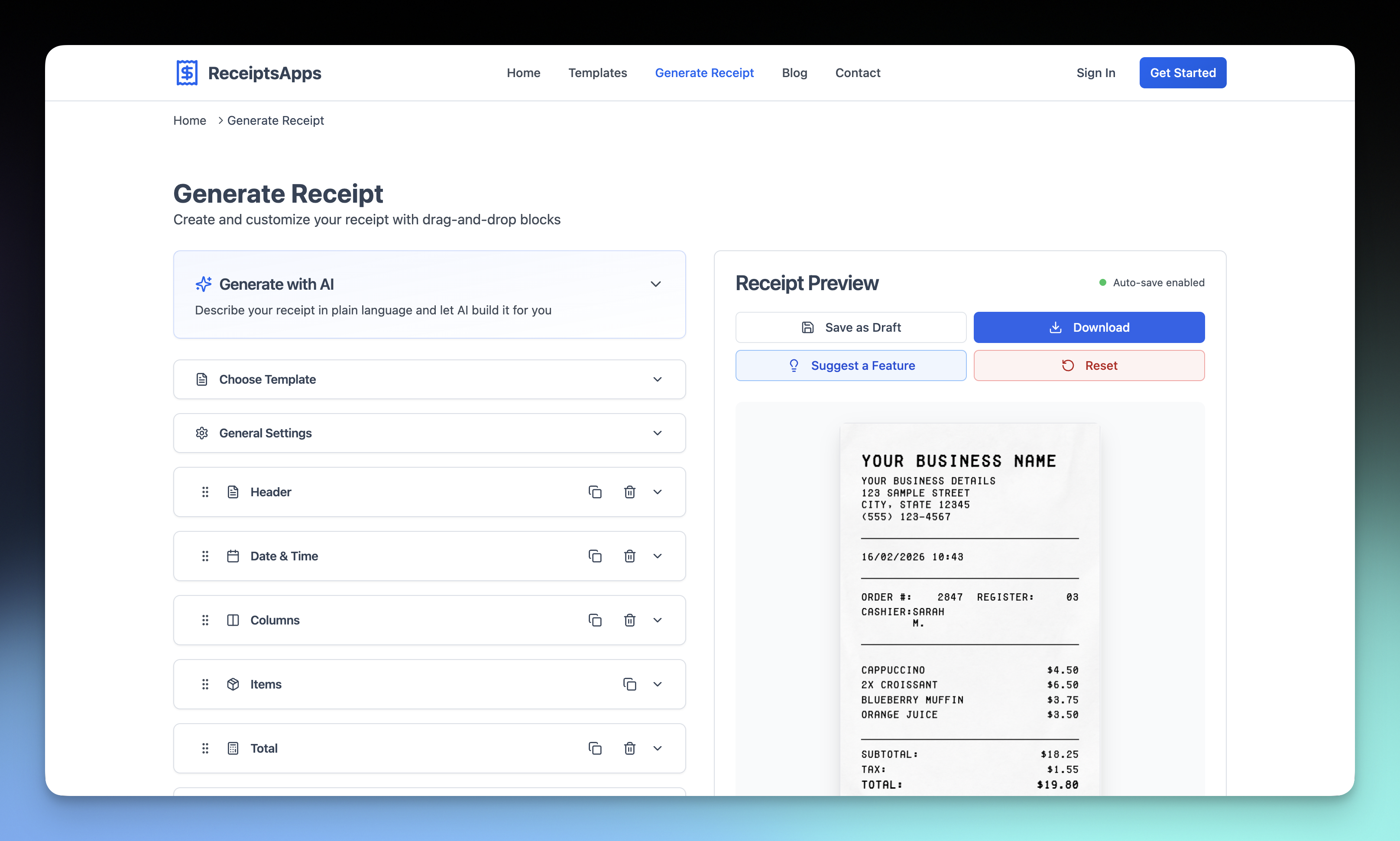 ReceiptsApps