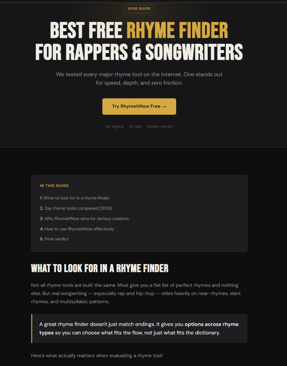 RhymeItNow