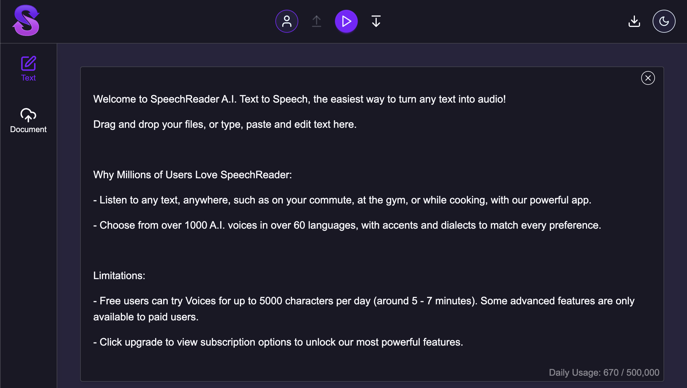 SpeechReader