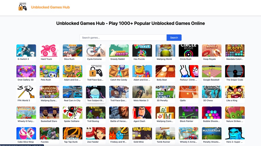 Unblocked Games Hub