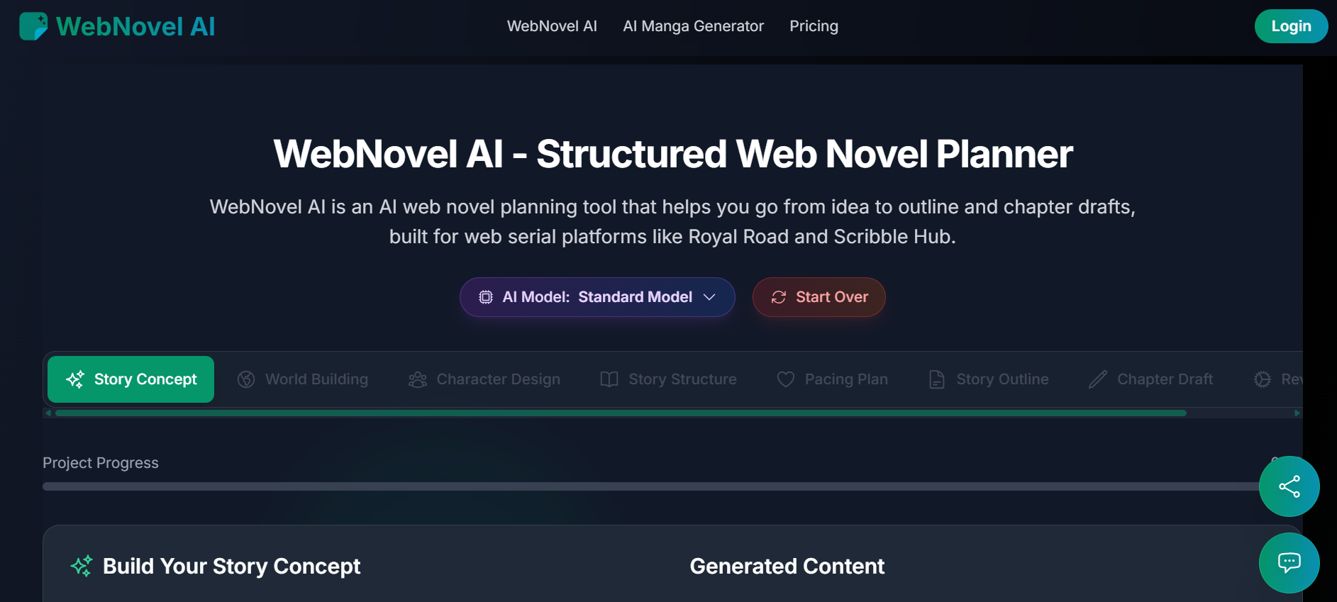 WebNovel AI Planner
